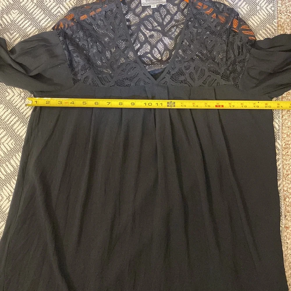 Beautiful black dress or swim coverup from WORLD MARKET size S/M